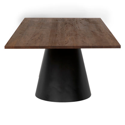 Noir Mason Table in Dark Walnut and Matte Black GTAB5002MTB