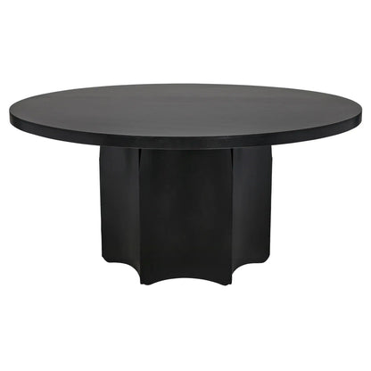 Noir Rome Dining Table in Matte Black GTAB527MTB