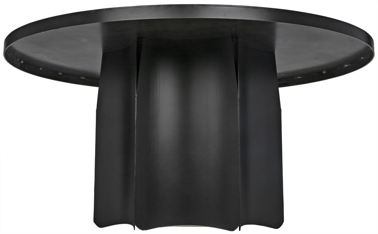 Noir Rome Dining Table in Matte Black GTAB527MTB