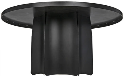 Noir Rome Dining Table in Matte Black GTAB527MTB