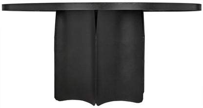 Noir Rome Dining Table in Matte Black GTAB527MTB