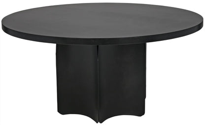 Noir Rome Dining Table in Matte Black GTAB527MTB