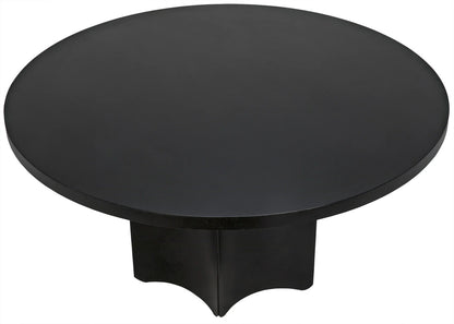 Noir Rome Dining Table in Matte Black GTAB527MTB