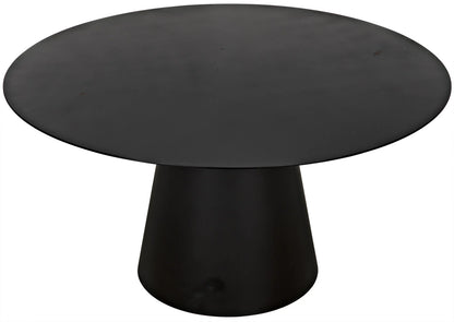 Noir Vesuvius Dining Table in Matte Black GTAB556MTB