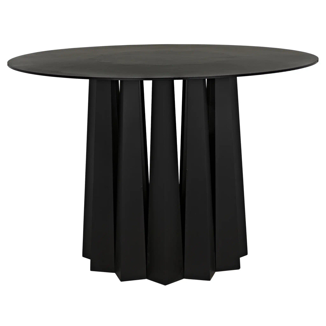 Noir Column Dining Table in Matte Black GTAB559MTB