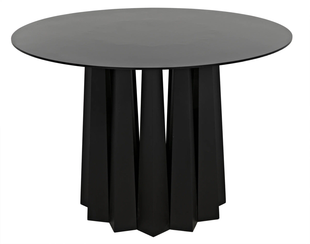 Noir Column Dining Table in Matte Black GTAB559MTB