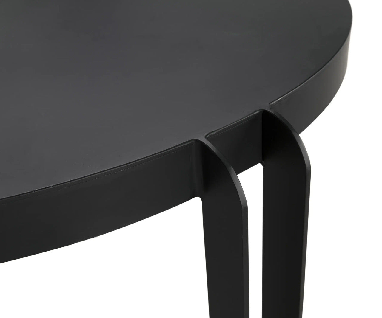 Noir Marcellus Dining Table in Black Metal GTAB563MTB-S