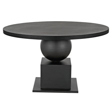 Noir Emira Dining Table in Matte Black GTAB566MTB