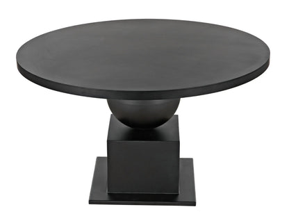 Noir Emira Dining Table in Matte Black GTAB566MTB