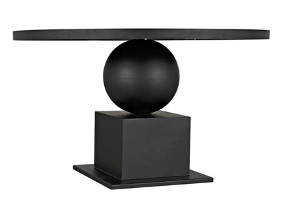 Noir Emira Dining Table in Matte Black GTAB566MTB