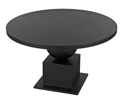 Noir Emira Dining Table in Matte Black GTAB566MTB