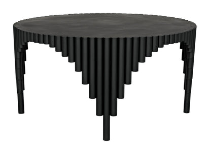 Noir Royal Hall Dining Table in Matte Black GTAB570MTB