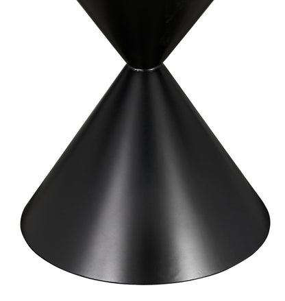 Noir Hourglass Dining Table in Matte Black GTAB578MTB