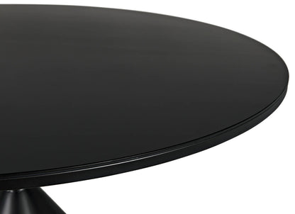 Noir Hourglass Dining Table in Matte Black GTAB578MTB