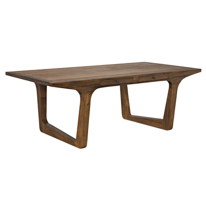 Noir Regal Table/Desk in Dark Walnut GTAB583DW