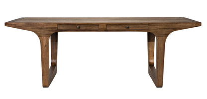 Noir Regal Table/Desk in Dark Walnut GTAB583DW