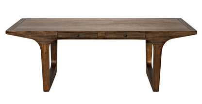 Noir Regal Table/Desk in Dark Walnut GTAB583DW