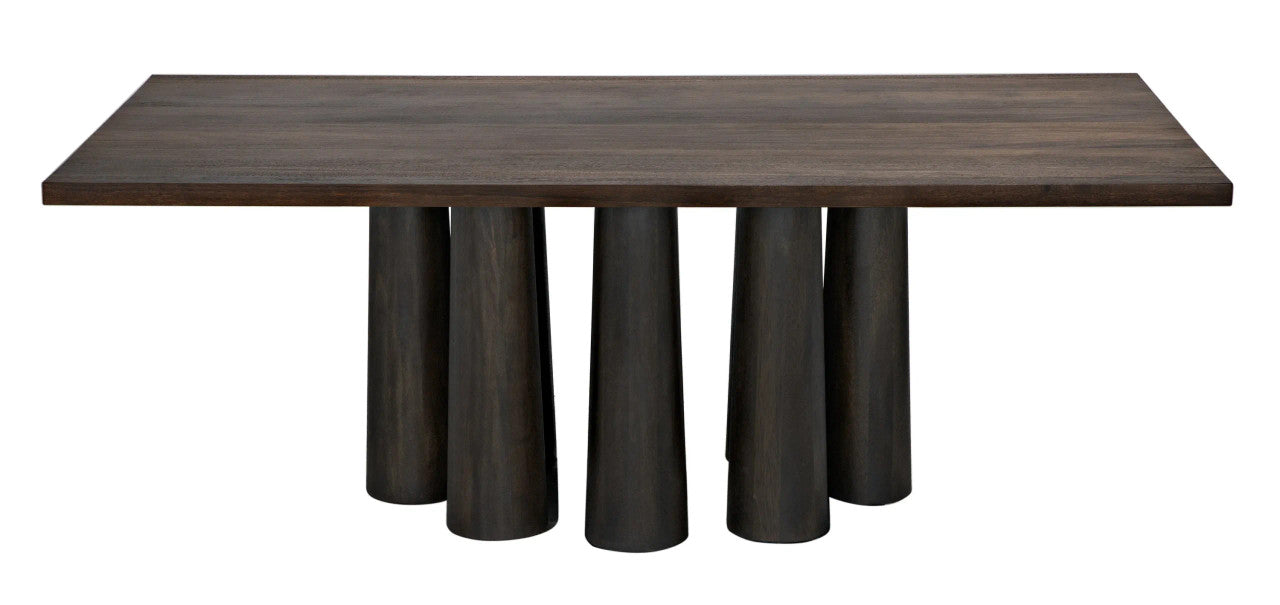 Noir Severity Table in Dark Walnut and Ebony GTAB588