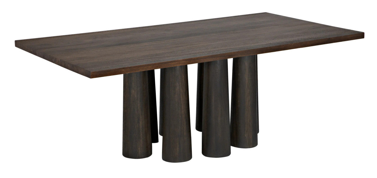 Noir Severity Table in Dark Walnut and Ebony GTAB588