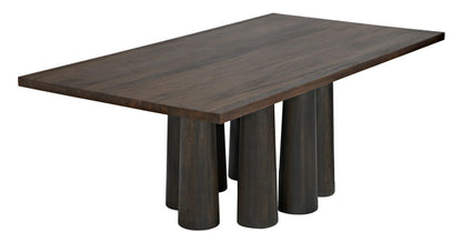 Noir Severity Table in Dark Walnut and Ebony GTAB588