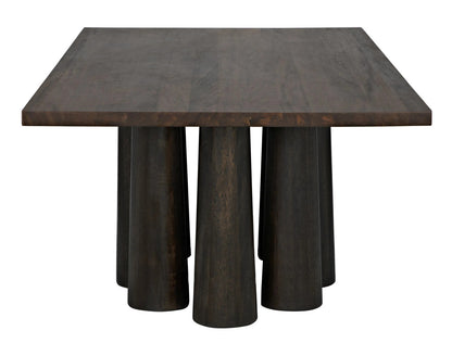 Noir Severity Table in Dark Walnut and Ebony GTAB588