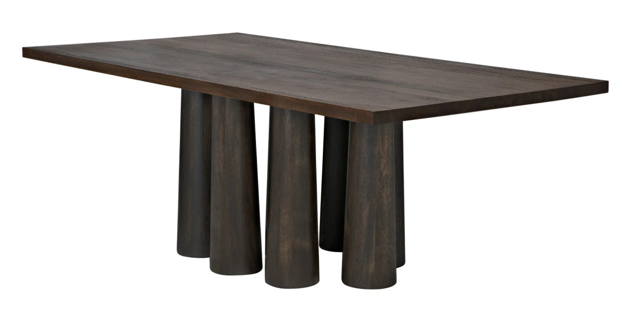 Noir Severity Table in Dark Walnut and Ebony GTAB588