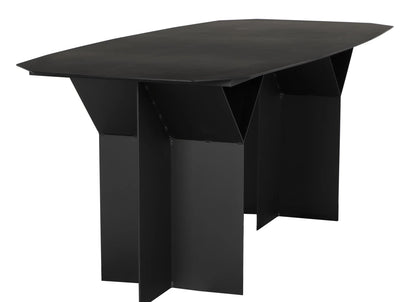 Noir Darius Dining Table/Desk in Matte Black GTAB591MTB