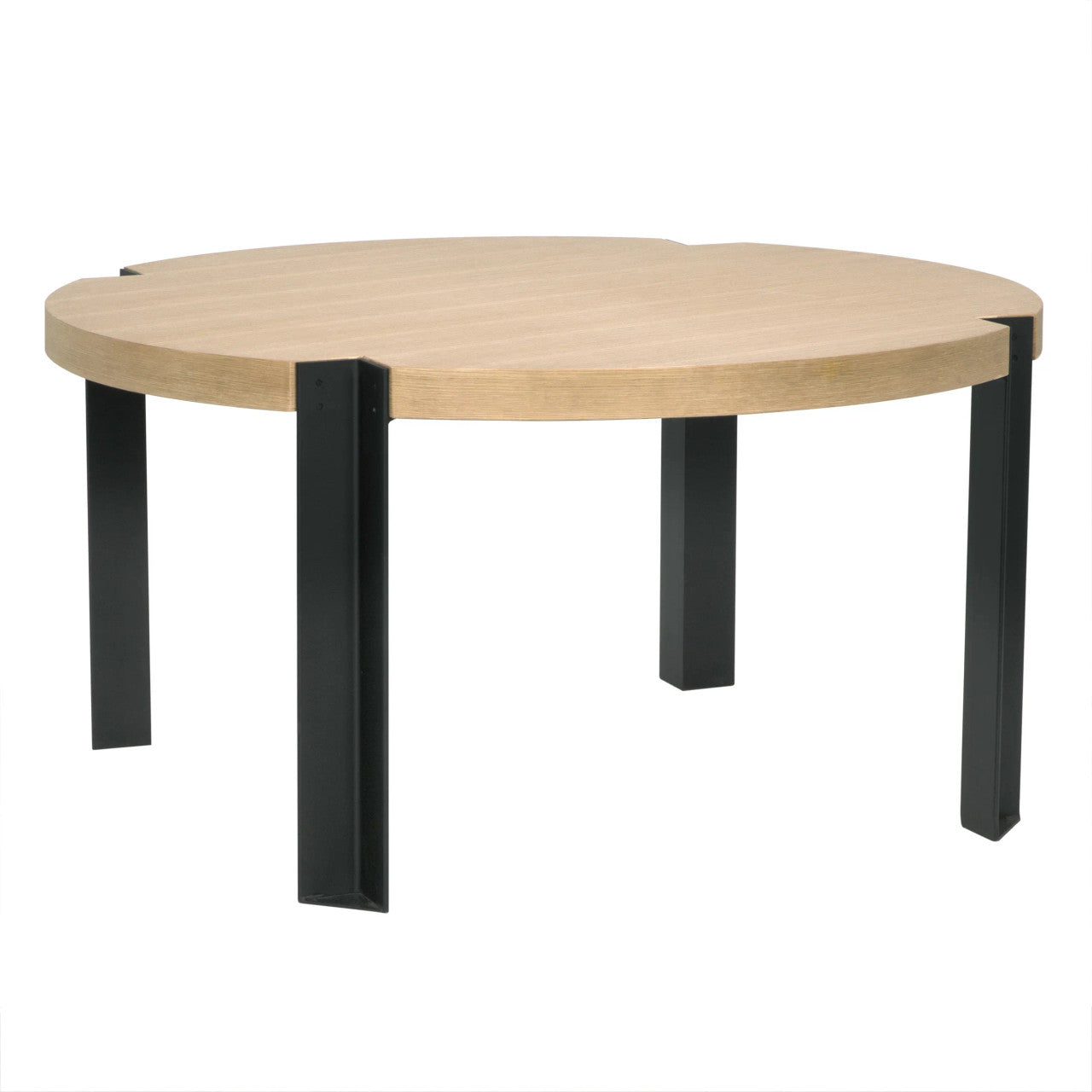 Noir Corso Dining Table in Natural GTAB597WO