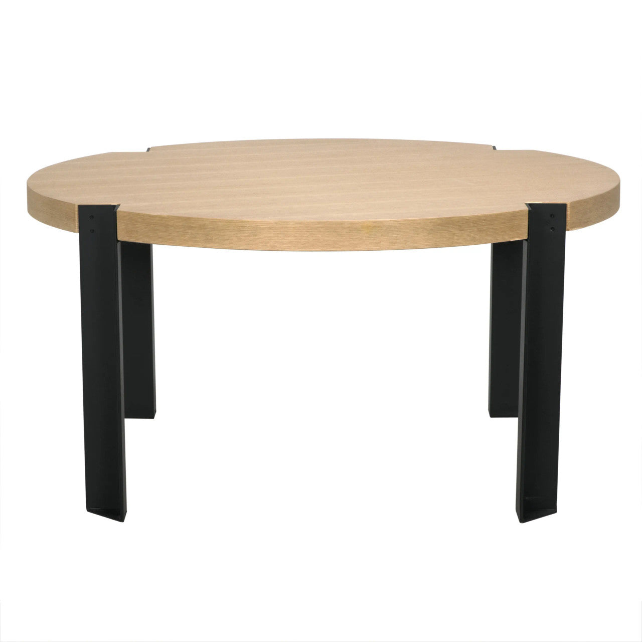 Noir Corso Dining Table in Natural GTAB597WO