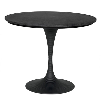 Noir Joni Table 36", Black in Matte Black GTAB599MTB-36