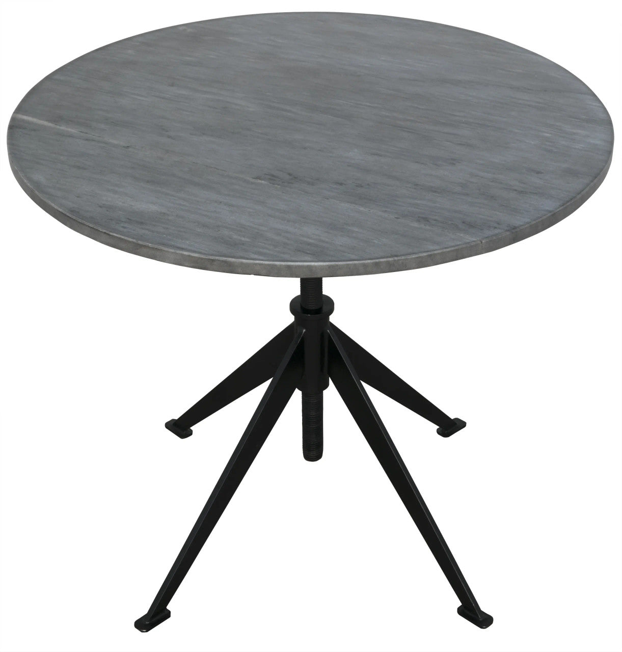 Noir Matilo Adjustable Table in Matte Black GTAB610-ML