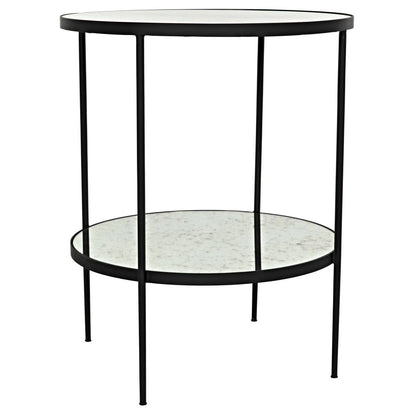 Noir Anna Side Table in Matte Black GTAB622MTB