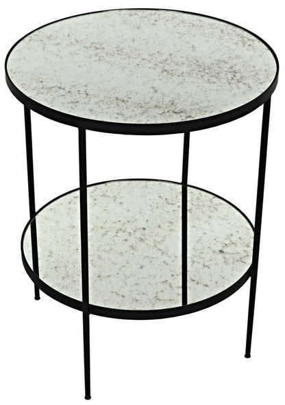 Noir Anna Side Table in Matte Black GTAB622MTB