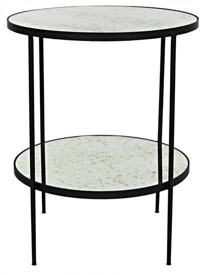 Noir Anna Side Table in Matte Black GTAB622MTB