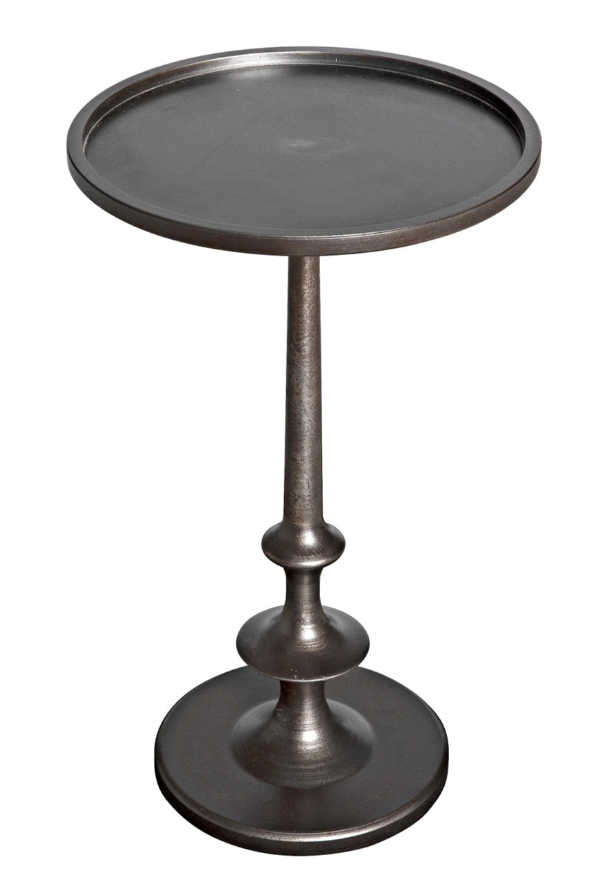 Noir Terni Side Table in Matte Black GTAB634MT