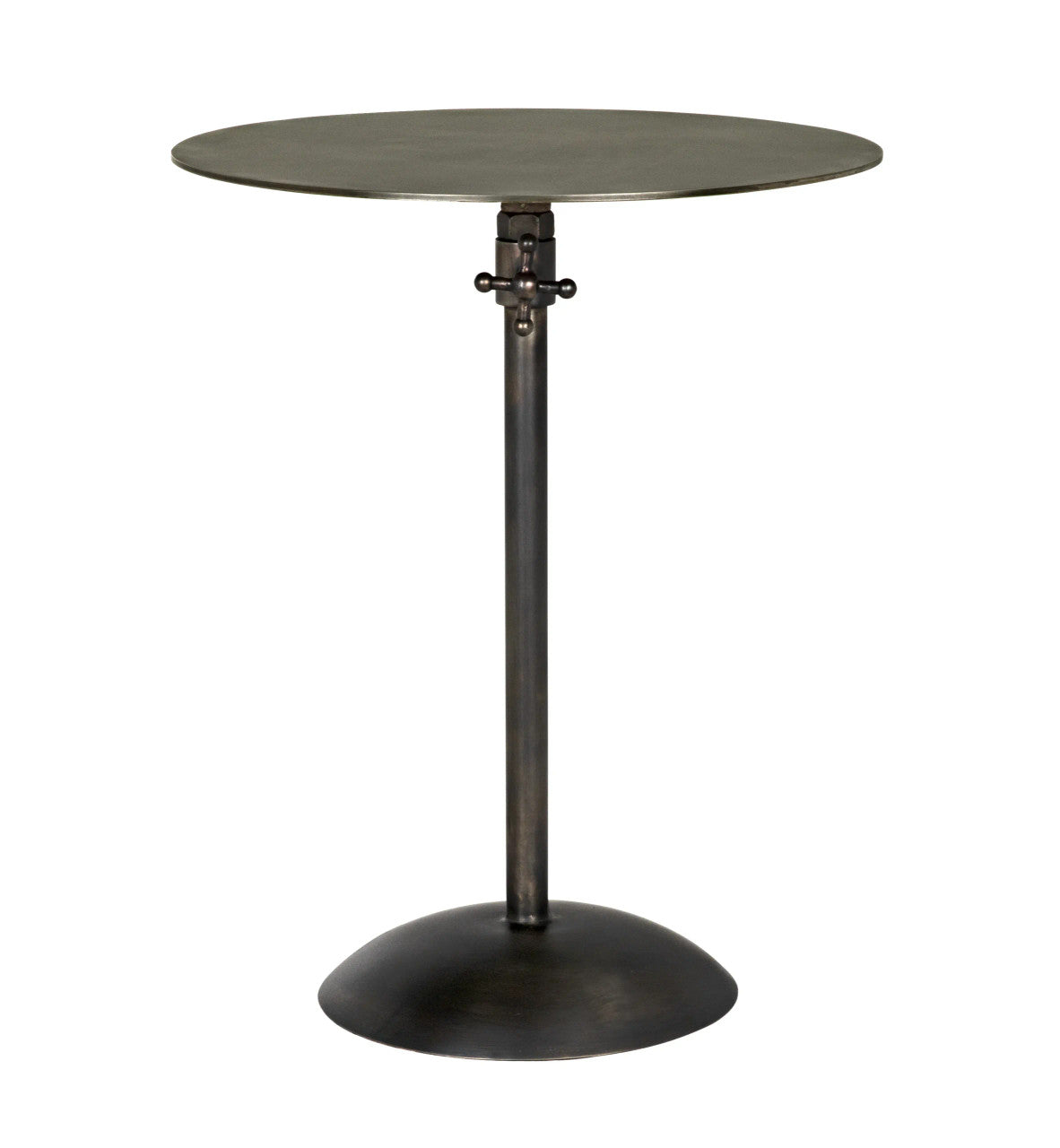 Noir Felix Side Table in Gun Metal GTAB654GM