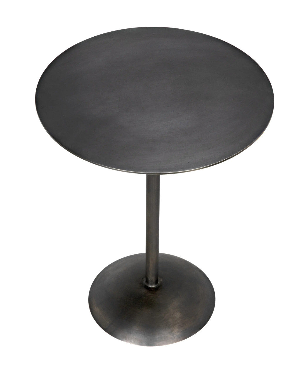 Noir Felix Side Table in Gun Metal GTAB654GM