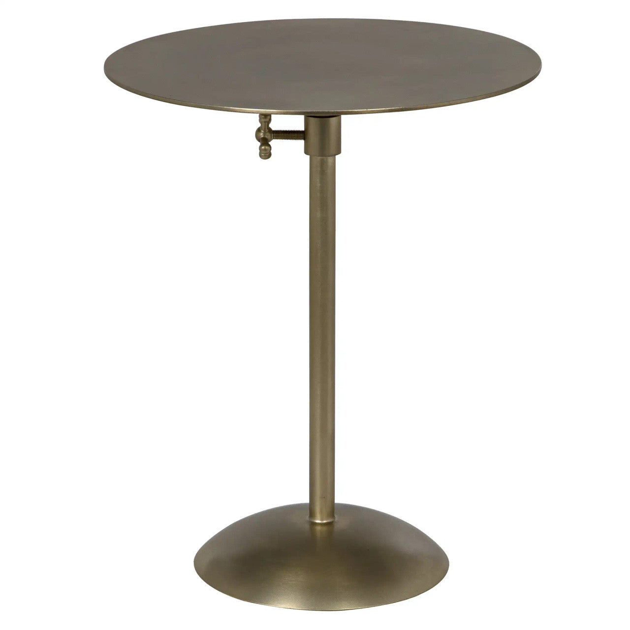 Noir Felix Side Table in Antique Brass GTAB654MB