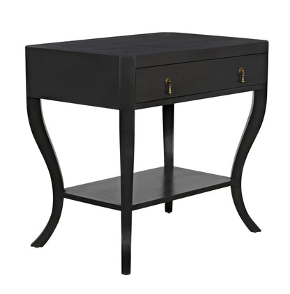 Noir Weldon Side Table in Pale GTAB665P