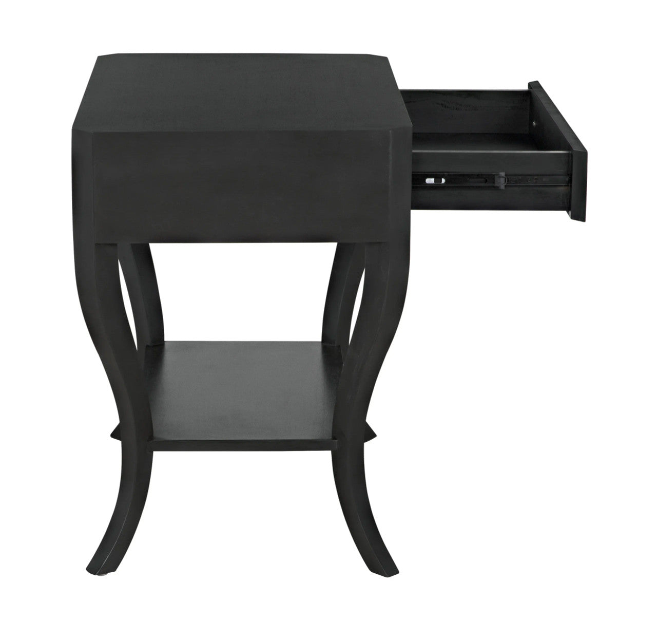 Noir Weldon Side Table in Pale GTAB665P