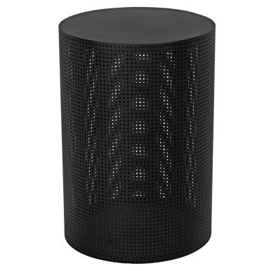 Noir Dixon Side Table in Matte Black GTAB669MTB-L