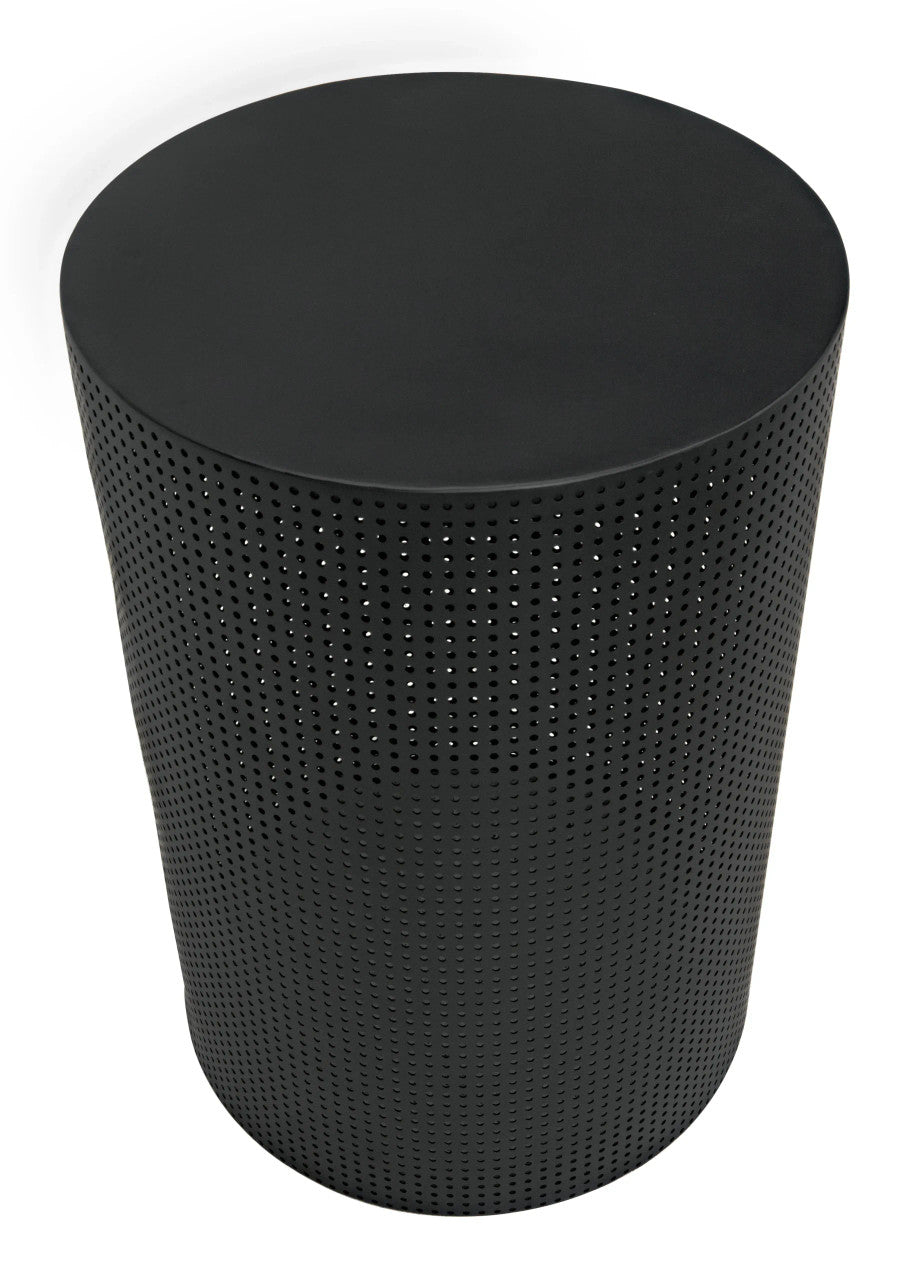 Noir Dixon Side Table in Matte Black GTAB669MTB-L