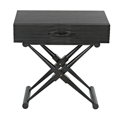 Noir Zanta Side Table in Pale GTAB671P