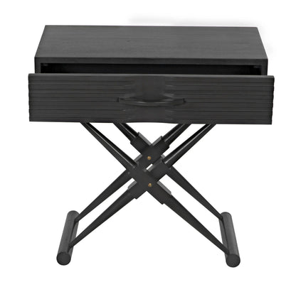 Noir Zanta Side Table in Pale GTAB671P