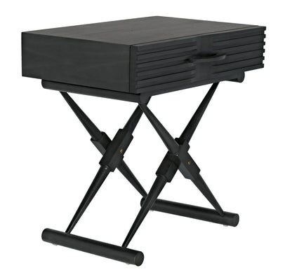 Noir Zanta Side Table in Pale GTAB671P