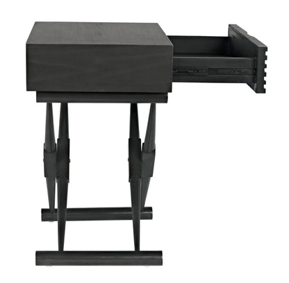 Noir Zanta Side Table in Pale GTAB671P