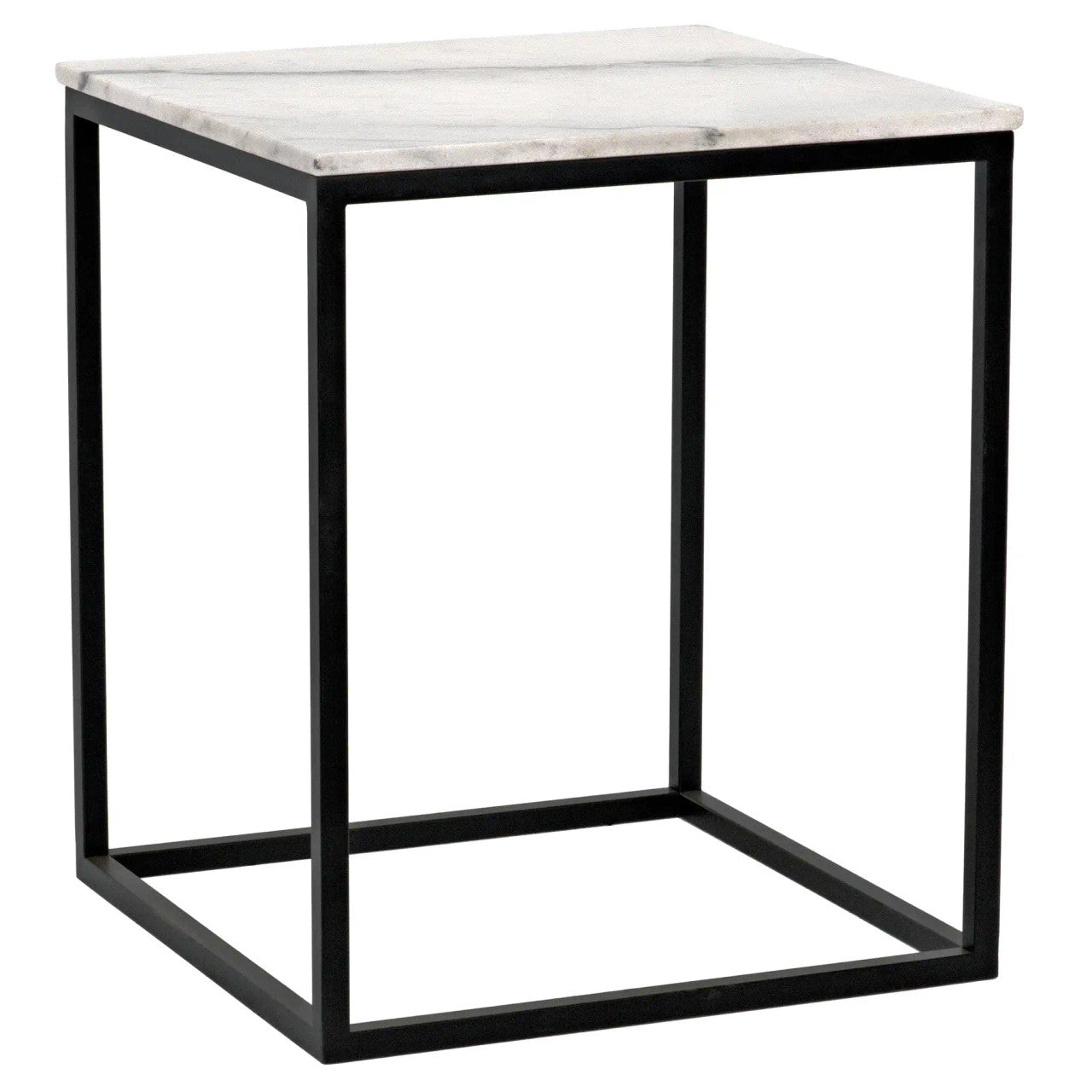 Noir Manning Side Table in Matte Black GTAB680MTB-L