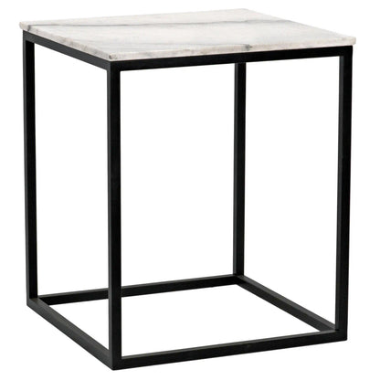 Noir Manning Side Table in Matte Black GTAB680MTB-L