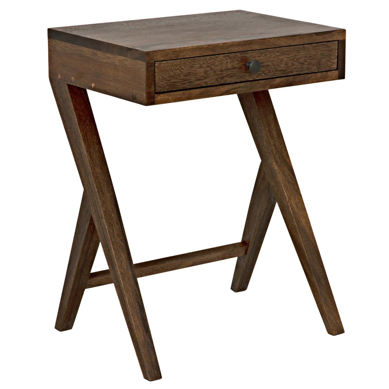 Noir Peter Side Table in Dark Walnut GTAB686DW