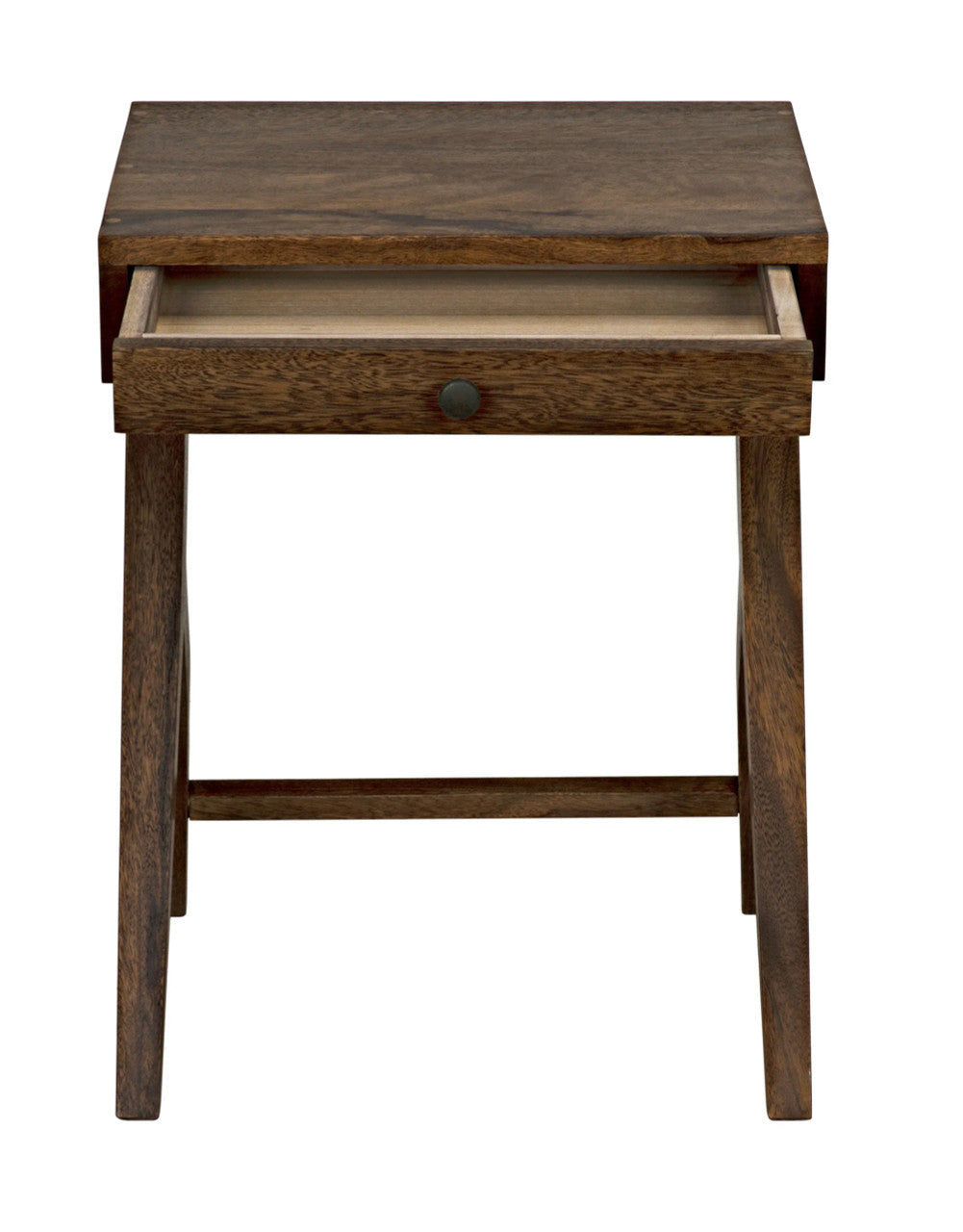 Noir Peter Side Table in Dark Walnut GTAB686DW